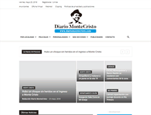 Tablet Screenshot of diariomontecristo.com